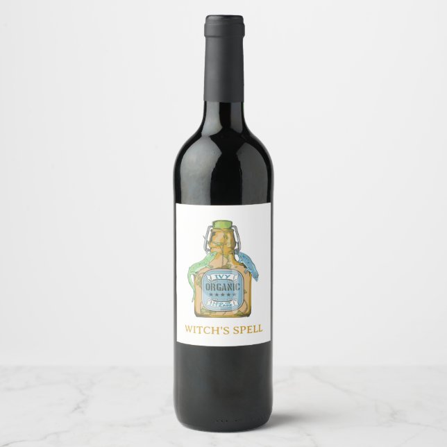Leg of lizard Shakespeare Macbeth Wine Label (Front)