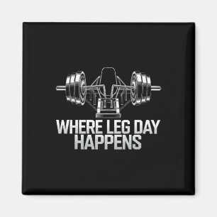 Leg Press Exercise Bodybuilding Fitness Workout Gy Magnet