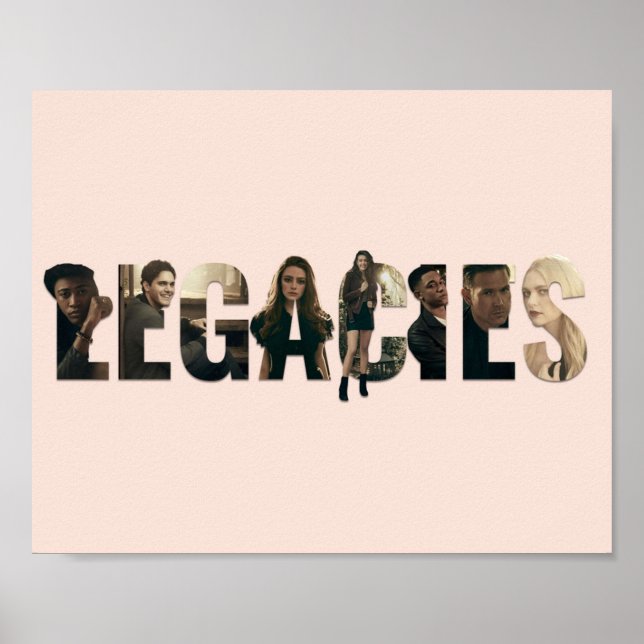 Legacies Characters Logo  Poster (Front)
