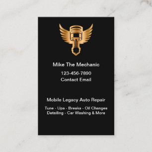 Legacy Mobile Car Automotive Mechanic Business Card