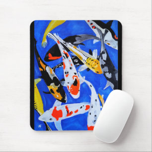 Legacy of the Japanese Koi Painting by Alfred Fox Mouse Mat