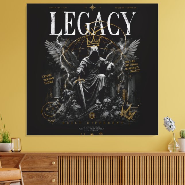 Legacy of the Throne Canvas Print (Insitu(LivingRoom))