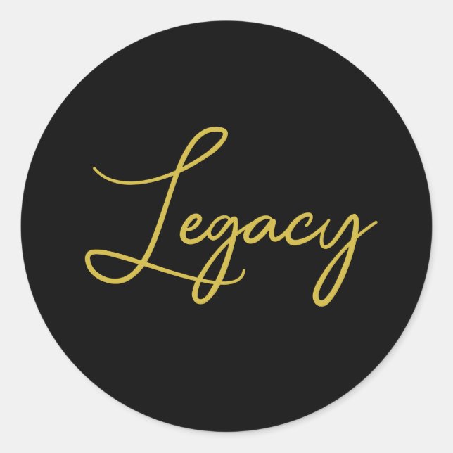 Legacy Sticker  (Front)