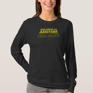 Legal Administrative Assistant Space Backside T-Shirt