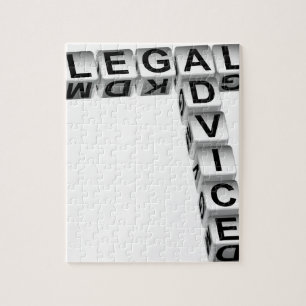 Legal Advice Dice Graphic Jigsaw Puzzle