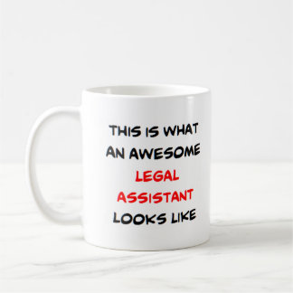 legal assistant, awesome coffee mug