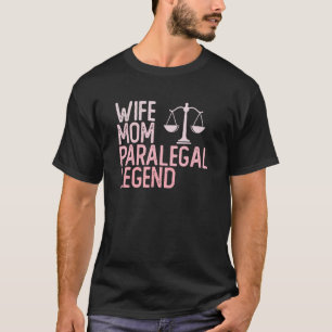 Legal Assistant Lawyer Law Practitioner Paralegal T-Shirt