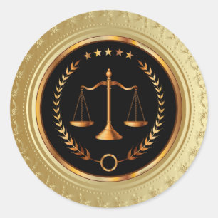 Legal / Attorney / Scales of Justice Sticker - SRF