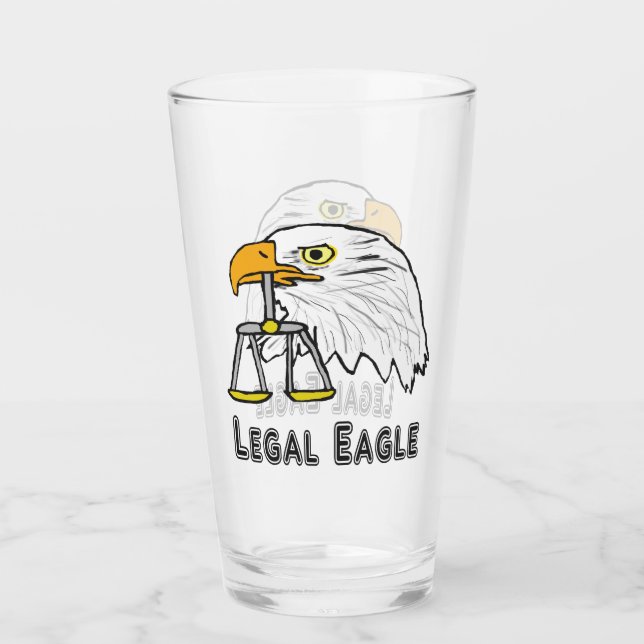 Legal Eagle Glass (Front)