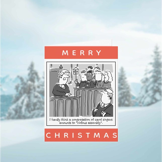 Legal Lawyers And a Snowman Happy Christmas Card (Creator Uploaded)