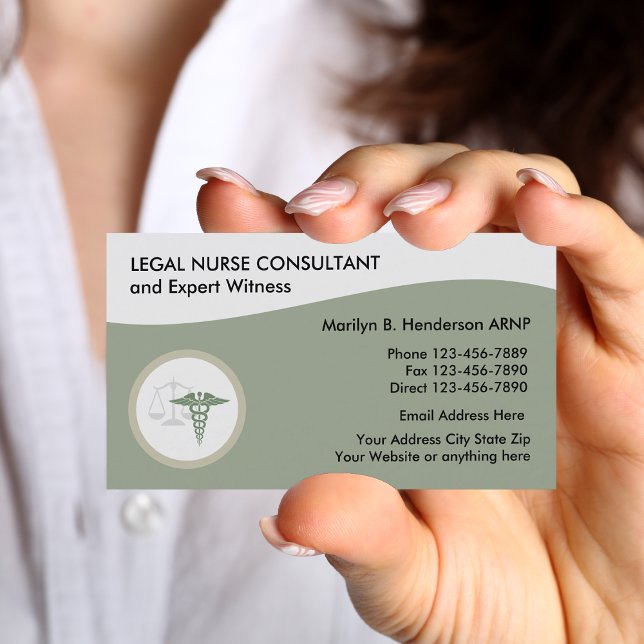 Legal Nurse Practitioner Business Card (Creator Uploaded)