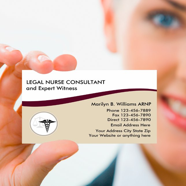 Legal Nurse Practitioner Design Business Card (Creator Uploaded)