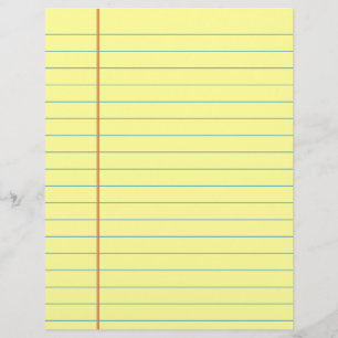 Legal Pad Pattern Flyer