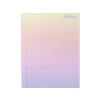 Legal Pad Rainbow Gradient