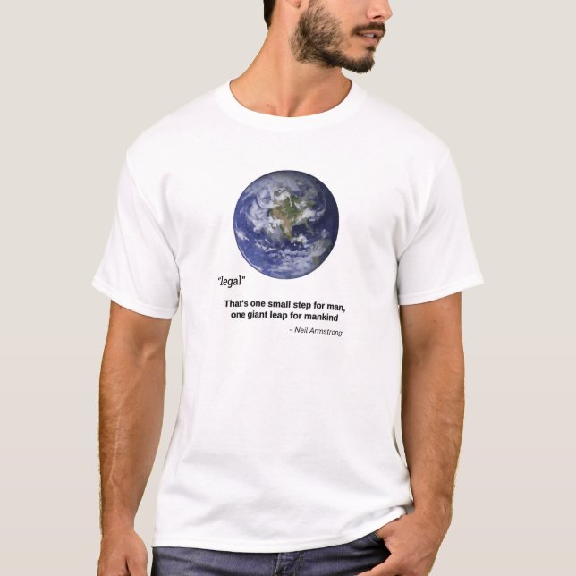 Legal planet Earth T-Shirt (Front)