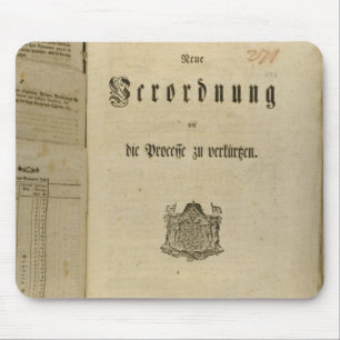 Legal Procedure of 1776 Mouse Mat