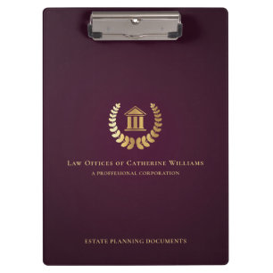 Legal Professional Attorney Business Clipboard