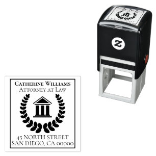 Legal Professional Business Law Logo Self-inking Stamp