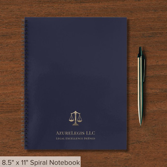 Legal Professional Gold Justice Scale Notebook (Creator Uploaded)