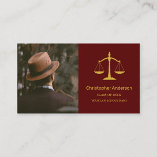 Legal Professional Graduation Party Name Card