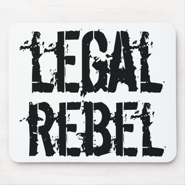 Legal Rebel mouse pad (Front)