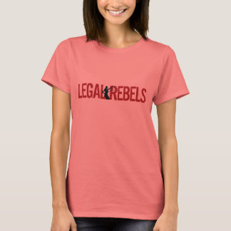 Legal Rebels Wide Red Logo Ringer Tee