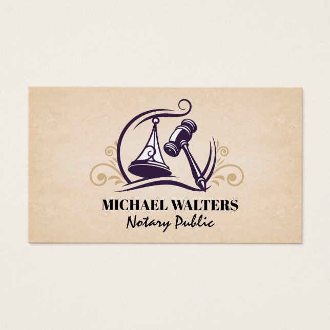 Legal Scales | Gavel Logo (Front)