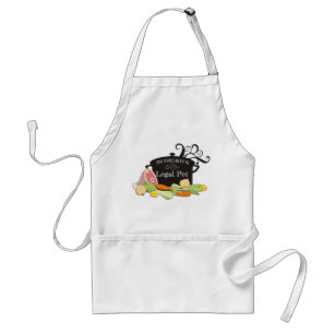 Legal soup pot funny kitchen cooking apron