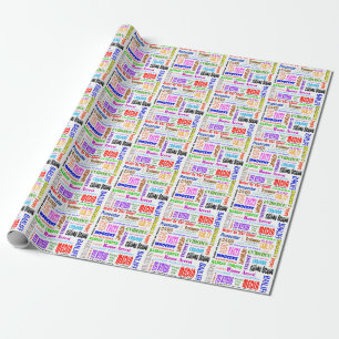 Legal Words Wrapping Paper
