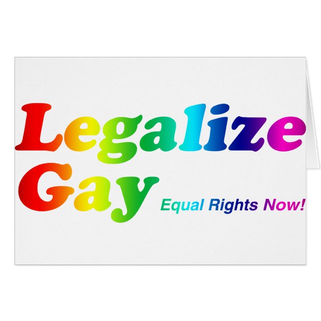 Legalise Gay (Front Horizontal)