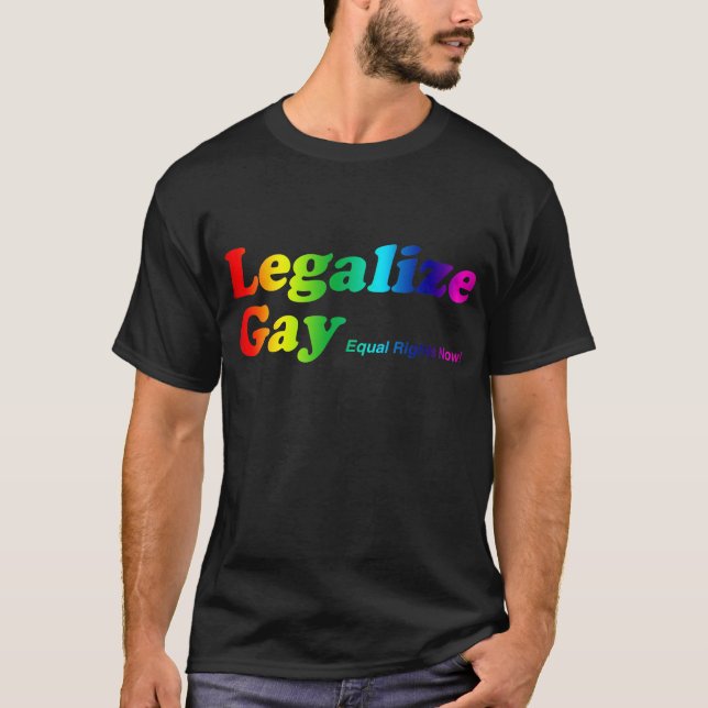 Legalise Gay T-Shirt (Front)