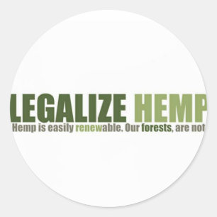 Legalise Hemp Sticker