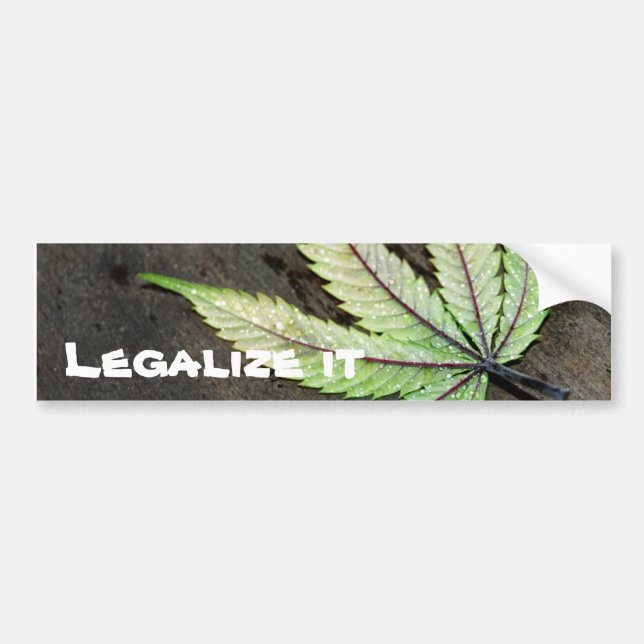 Legalise it-Bumper Sticker (Front)