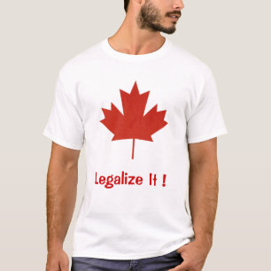 Legalise It, Canada, Maple Leaf T-Shirt