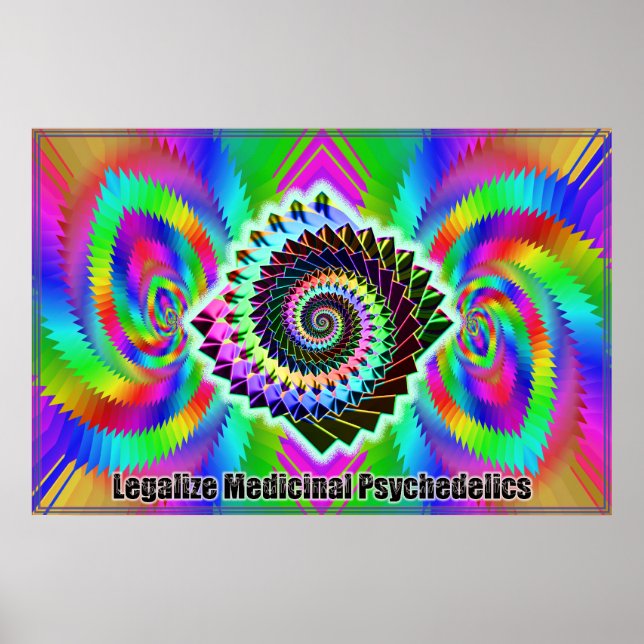 Legalise Medicinal Psychedelics Print (Front)