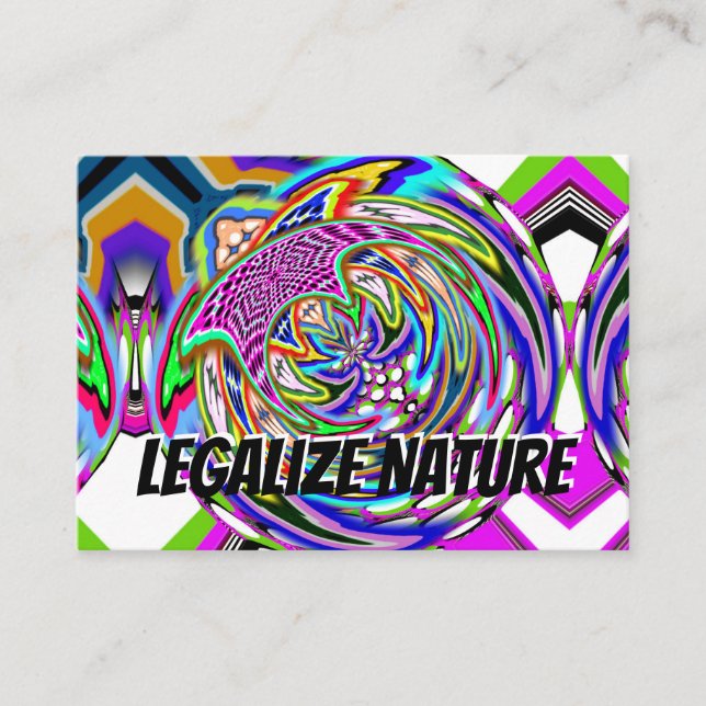 Legalise Nature Business Card (Front)