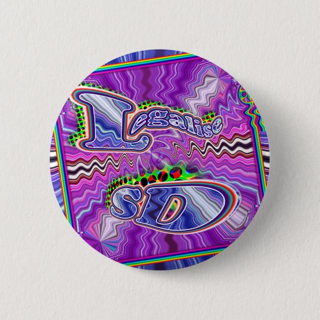 Legalise Silly Dancing 6 Cm Round Badge (Front)