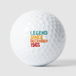 Legend 1965 60th Birthday Gifts for Men Women 60 Golf Balls