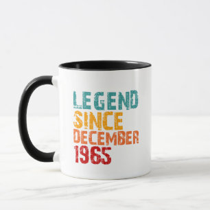 Legend 1965 60th Birthday Gifts for Men Women 60 Mug