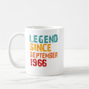 Legend 1966 60th Birthday Gifts for Men Women 60 Y Coffee Mug