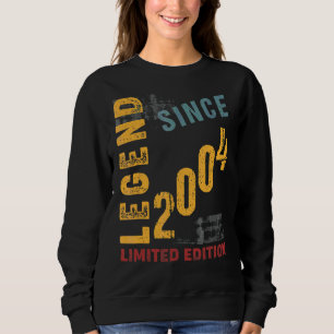 Legend 2004 18th Year Old Birthday Sweatshirt
