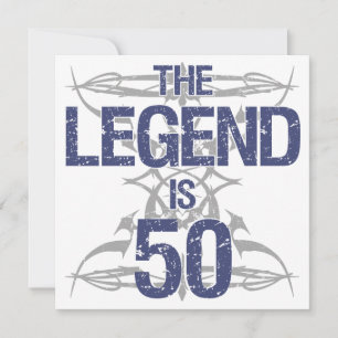 Legend 50th Birthday Card