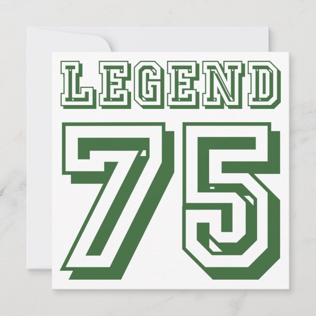 Legend At 75 (Front)