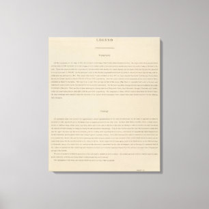 Legend Atlas to the Geology Of The Aspen District Canvas Print