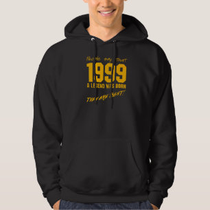 Legend Born 1999 Birthday Vintage Celebration Hoodie