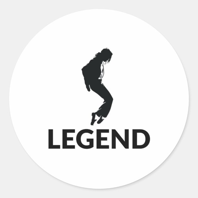 Legend Classic Round Sticker (Front)