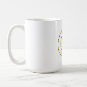 Legend Club Lion Crown Coffee Mug - Luxury Gold Lo