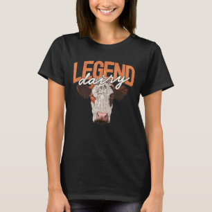 Legend Dairy Apparel Cow Milker Legendairy Cow Pu T-Shirt
