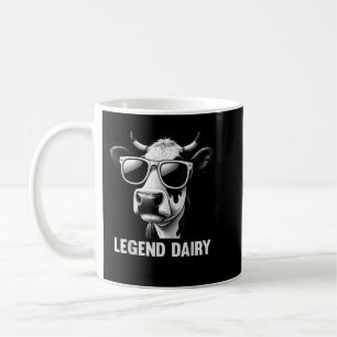 Legend Dairy Funny Farmer Cow Farmer Pun Graphic Coffee Mug