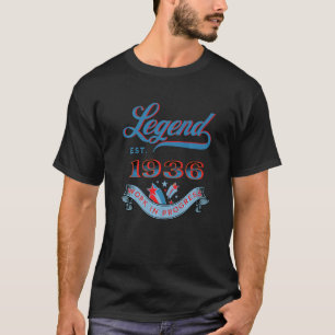 Legend Est 1936 Work In Progress Birthday T-Shirt